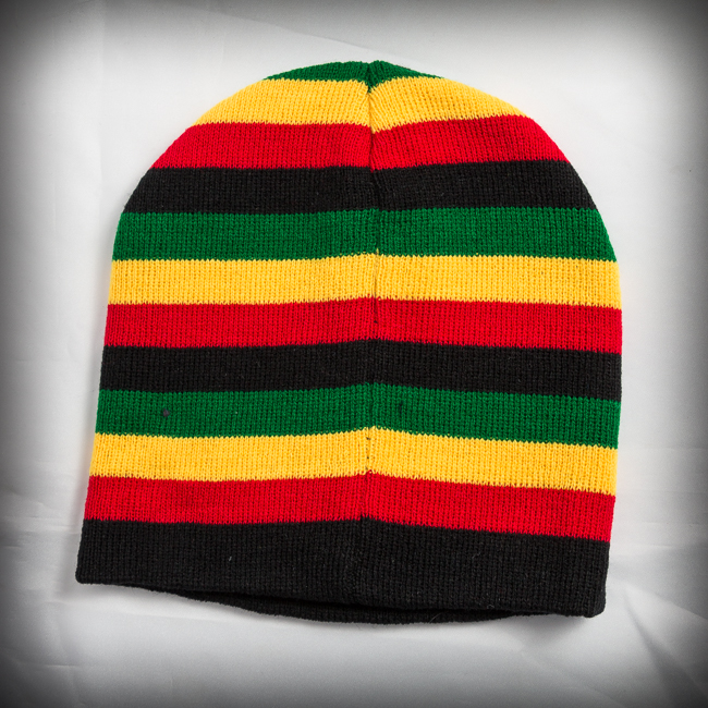 Плетена раста шапка Bob Marley с цветни ивици - Image 4