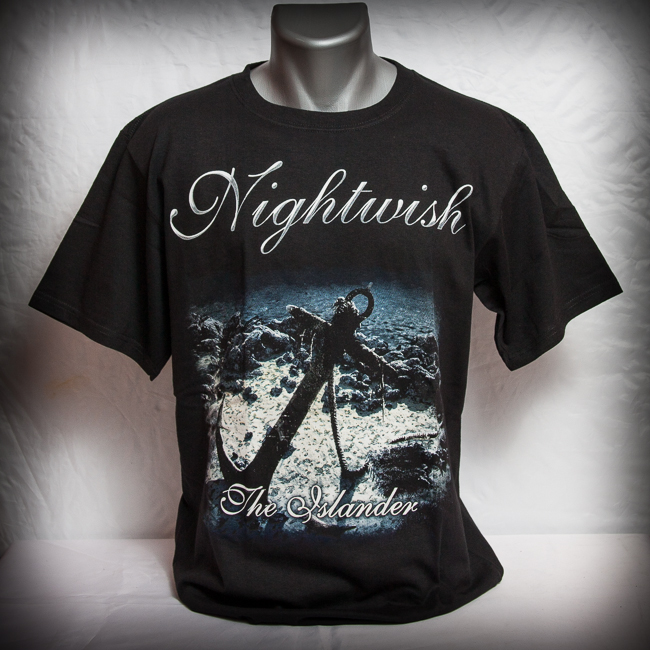 Рок тениска Nightwish The Islander с фар и лодка