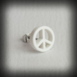 Голяма бяла обеца Peace с винт
