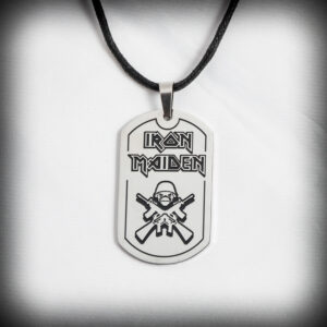 Медальон Плочка Iron Maiden от стомана - Hover Image