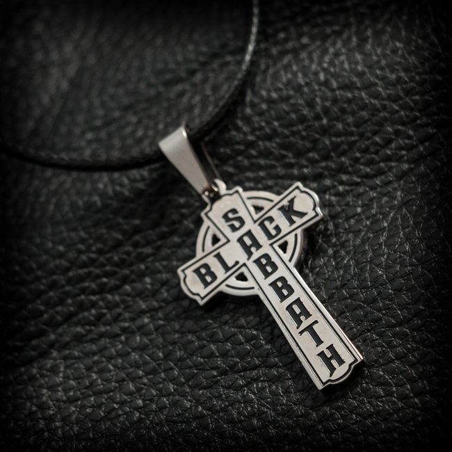 Стоманен медальон с кръста на Black Sabbath