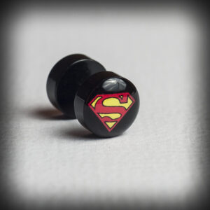 имитация на флеш superman медицинска стомана акрил супергерой пиърсинг