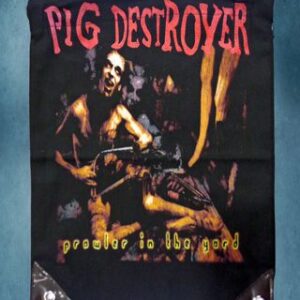 Мешка Pig Destroyer с обложката на албума Prowler in the Yard
