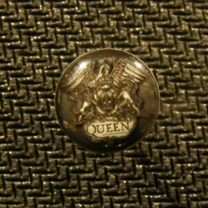 Унисекс стоманена обеца с логото на Queen за ухо или хрущял