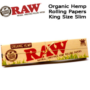 RAW Organic Hemp опаковка на органични хартийки от коноп на достъпна цена King Size Slim