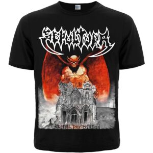 Рок тениска Pantera Cowboys From Hell със снимка на групата