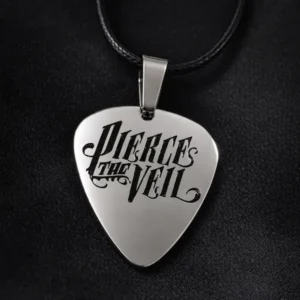 Медальон Pierce the Veil форма на перце за китара от стомана