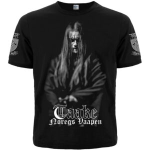 Метъл тениска Taake с изображение на Hoest и допълнителни щампи на ръкавите