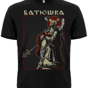 Метъл тениска Batushka Litourgiya с православна икона