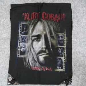 Мешка Nirvana с портрет на Кърт Кобейн и филмова лента