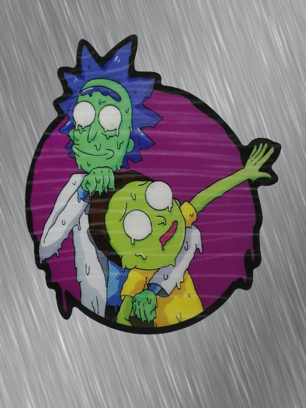 3D Стикер за Кола Рик и Морти - Rick and Morty - Image 2