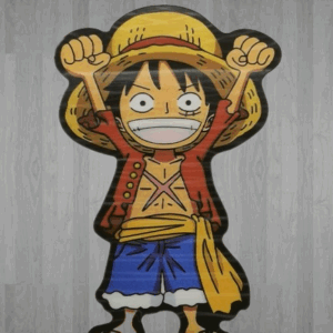 3D Стикер за Кола Луфи (Monkey D. Luffy) - One Piece - Hover Image