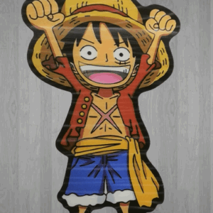 3D стикер за кола Луфи One Piece аниме дизайн за лаптоп Monkey D. Luffy