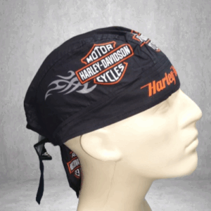 черна рокерска кърпа за глава Harley-Davidson