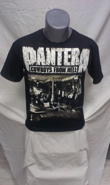 Метъл тениска Pantera Cowboys from Hell с оригинална щампа