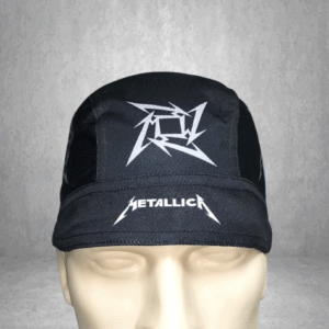 Черна кърпа за глава Metallica от дишаща материя - Hover Image