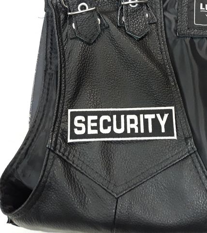 Бродирана нашивка SECURITY за охранително яке и елек - Image 2