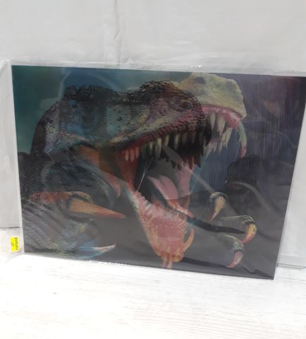 Плакат за стена Яростен T-Rex - 3D Плакат Динозавър - Image 5