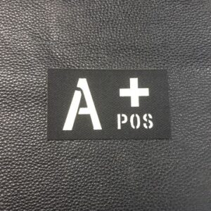Светеща нашивка с кръвна група A+ POS за тактическо облекло - Hover Image