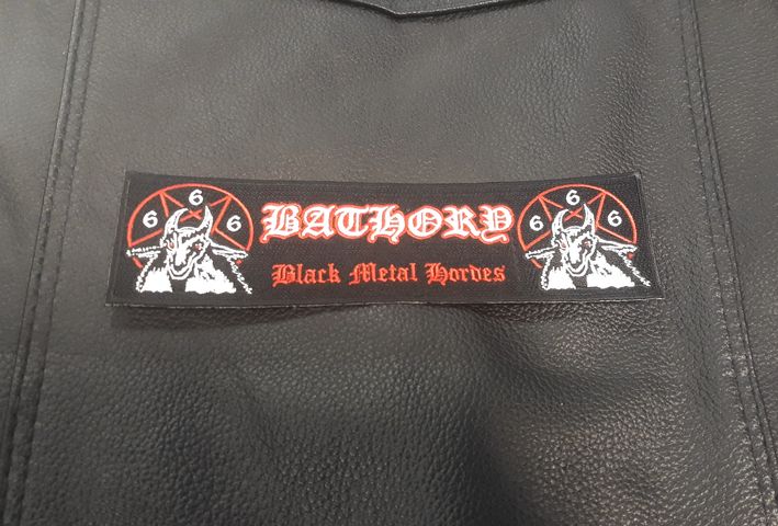 Дълга бродирана нашивка Bathory Black Metal Hordes за гръб - Image 2