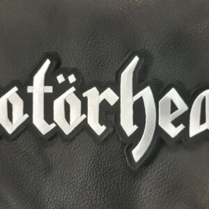 Голяма бродирана нашивка Motörhead – Сиво лого за гръб на яке - Hover Image