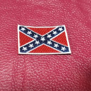 Малка бродирана нашивка Rebel Flag с флага на Конфедерацията.