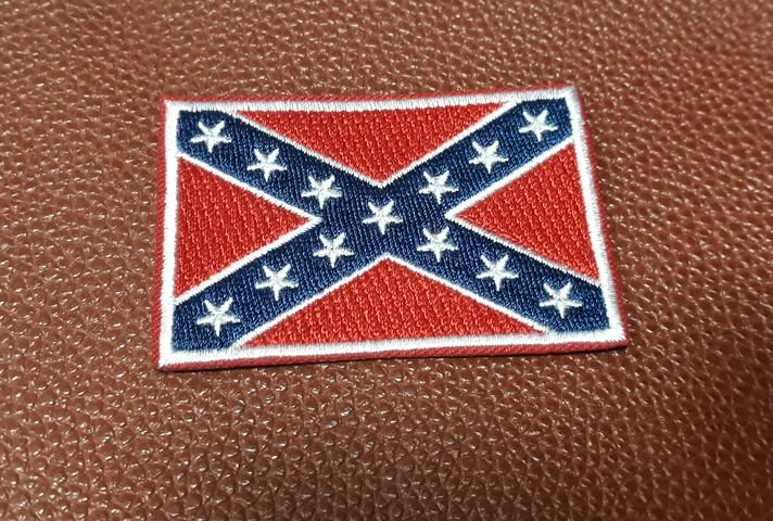 Средна бродирана нашивка Rebel Flag - Image 3