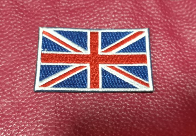 Бродирана нашивка със знамето на Англия Union Jack.
