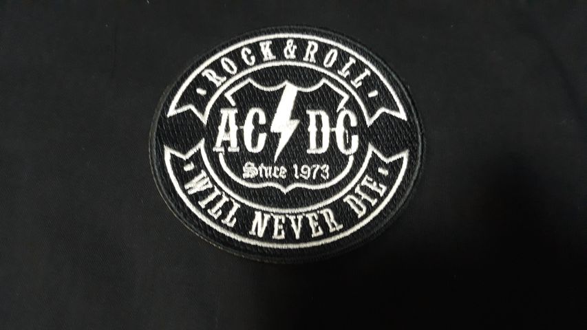 Везана нашивка AC/DC – Rock & Roll Will Never Die - Image 3