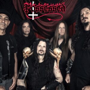 Плакат за стена Possessed с групата и логото