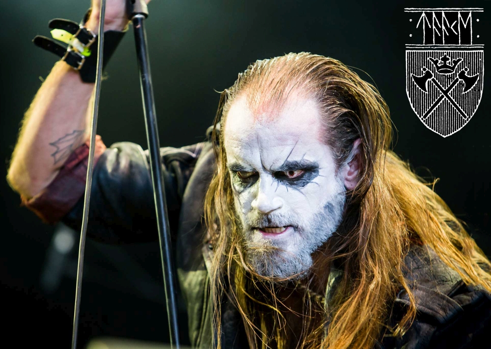 плакат за стена на Taake с Hoest в близък план и корпс пейнт