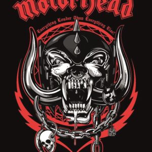 Плакат за стена Motorhead с логото Warpig Snaggletooth в червено и черно
