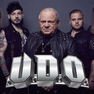Плакат за стена U.D.O. с Удо Диркшнайдер и метално лого