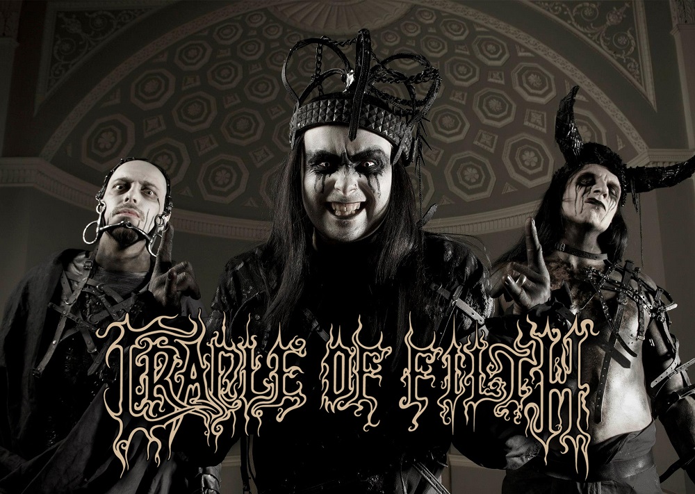 Плакат за стена Cradle of Filth с Дани Филт и логото