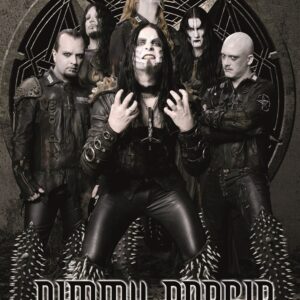Плакат за стена Dimmu Borgir с членовете на групата в кожени доспехи и шипове