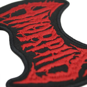 Бродирана нашивка Amorphis - Червено 3D лого - Hover Image