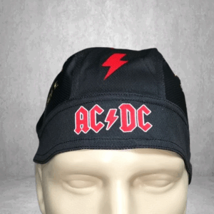 Черна дишаща кърпа за глава AC/DC High Voltage - Hover Image