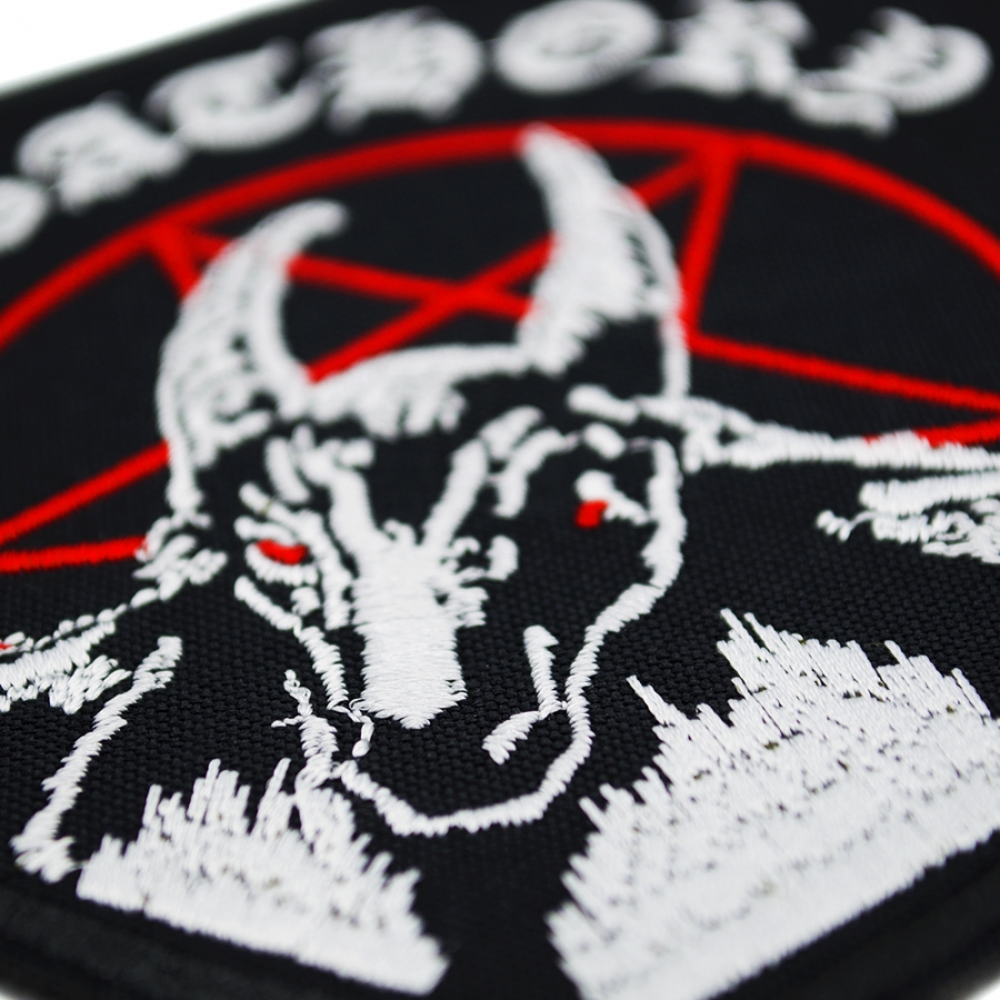 Бродирана нашивка Bathory - Baphomet - Image 2
