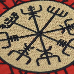 Нашивка Vegvisir – Рунически Компас на викингите - Hover Image