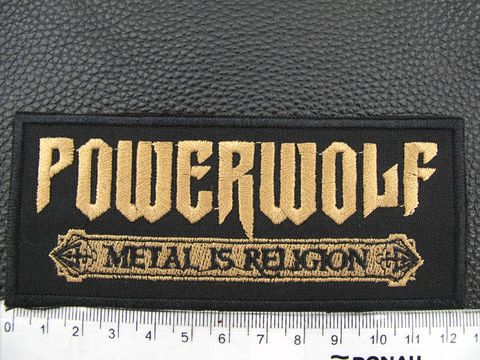 Везана нашивка Powerwolf – Metal is Religion - Image 3