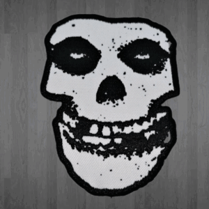 Голяма нашивка за дрехи Misfits Crimson Ghost череп