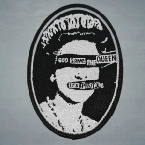 Бродирана нашивка Sex Pistols God Save The Queen