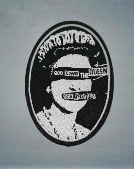 Бродирана нашивка Sex Pistols God Save The Queen