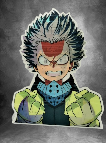 3D стикер за кола My Hero Academia с аниме героя Деку