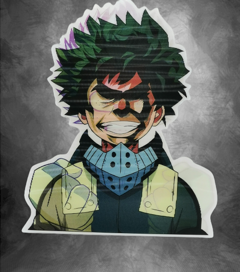 3D Стикер за кола My Hero Academia – Изуку Мидория - Image 3