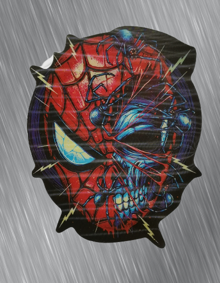 3D Стикер за кола Iron Man и Spider-Man Skull – Marvel Edition - Image 2
