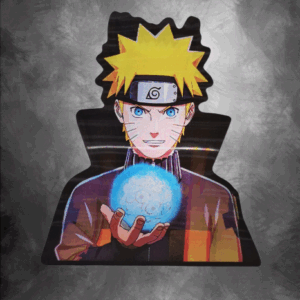 Аниме стикер за кола Naruto Uzumaki с Расенган 3D ефект
