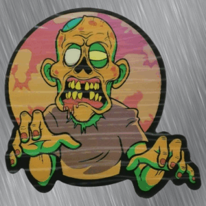 3D Стикер за Кола и Каска VECTOR Zombie - Hover Image