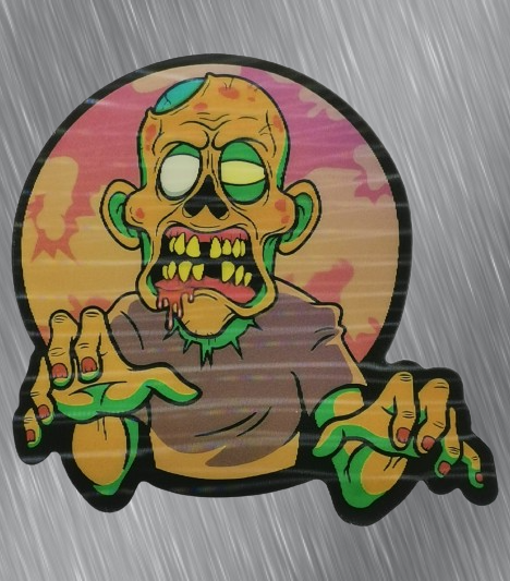 3D Стикер за Кола и Каска VECTOR Zombie - Image 2