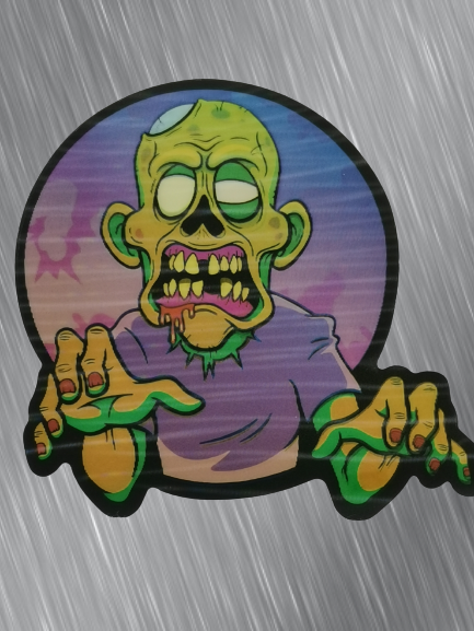 3D Стикер за Кола и Каска VECTOR Zombie - Image 3